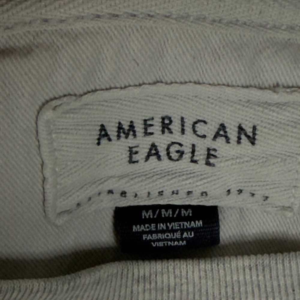 American Eagle Outfitters Graphic Oversized Cropped Crewneck Sweatshirt M - Picture 3 of 10